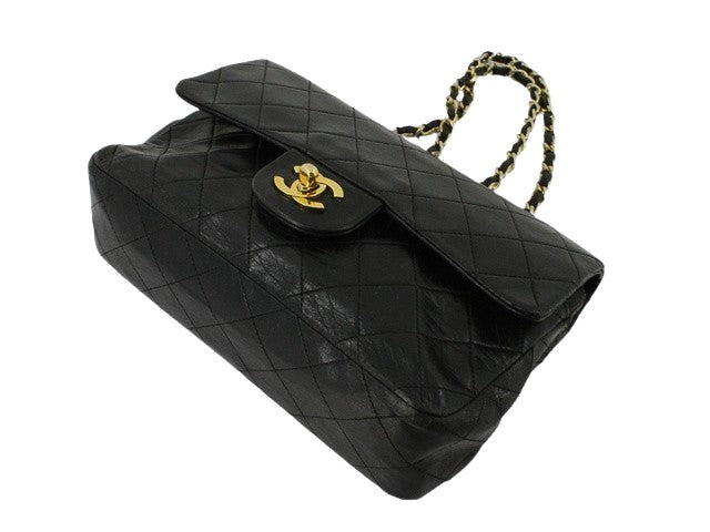 Chanel Black Leather Timeless shoulder Bag