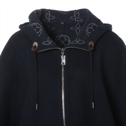 Louis Vuitton 22SS Wool Cape TU  Navy RW221W Reverseible Machina Monogram