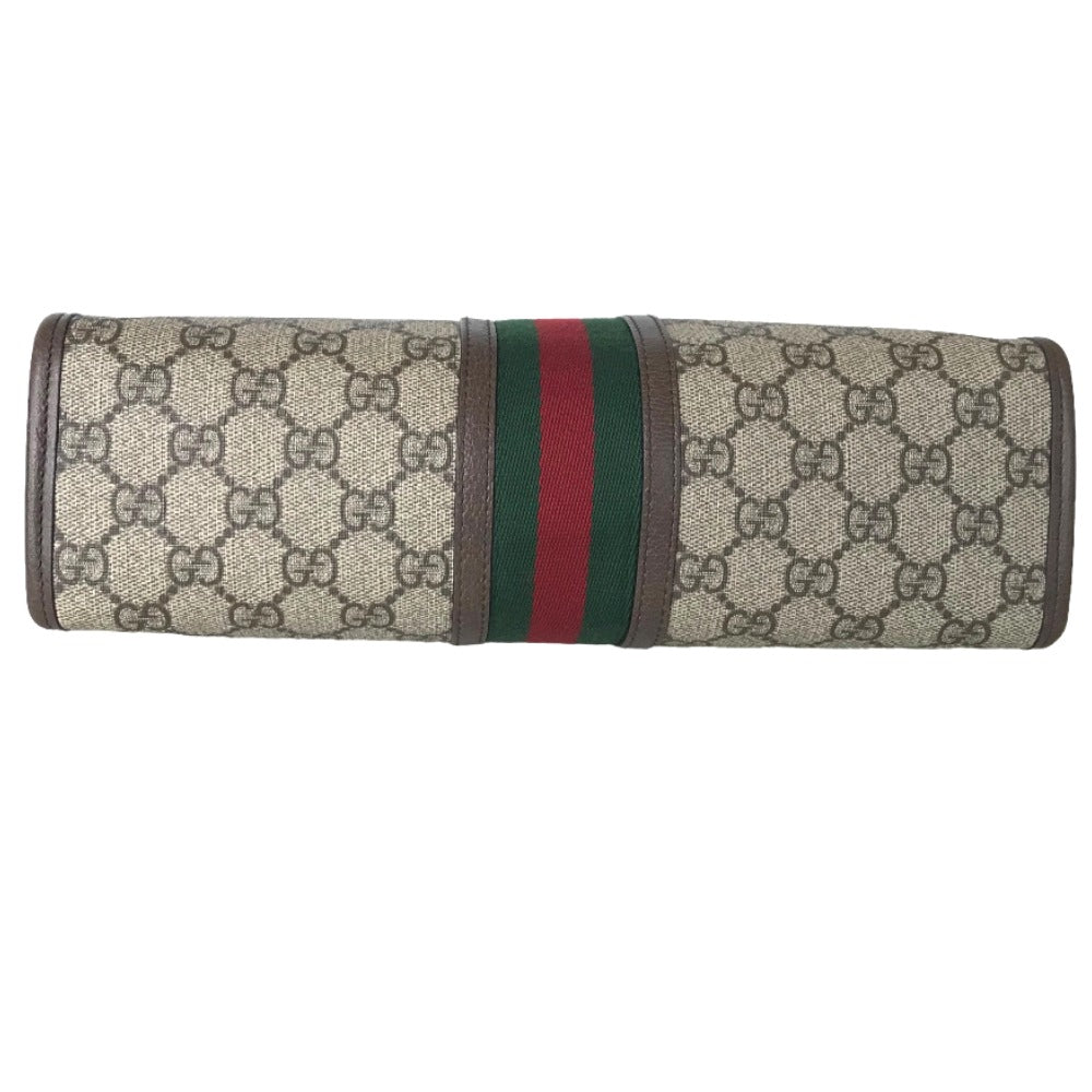 GUCCI Clutch bag 598234 493075 GG Supreme Canvas beige business bag Ofidia mens Secondhand