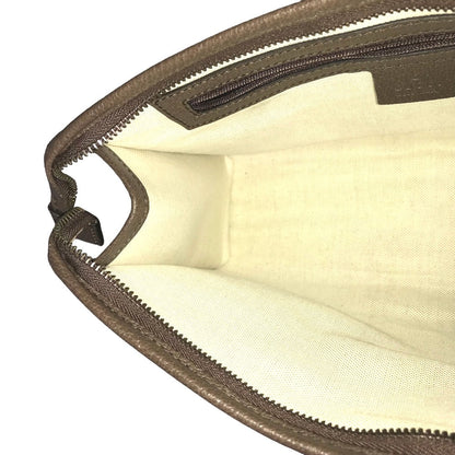 GUCCI Clutch bag 598234 493075 GG Supreme Canvas beige business bag Ofidia mens Secondhand