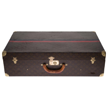 Louis Vuitton  Rare 75 Suitcase in brown monogram canvas