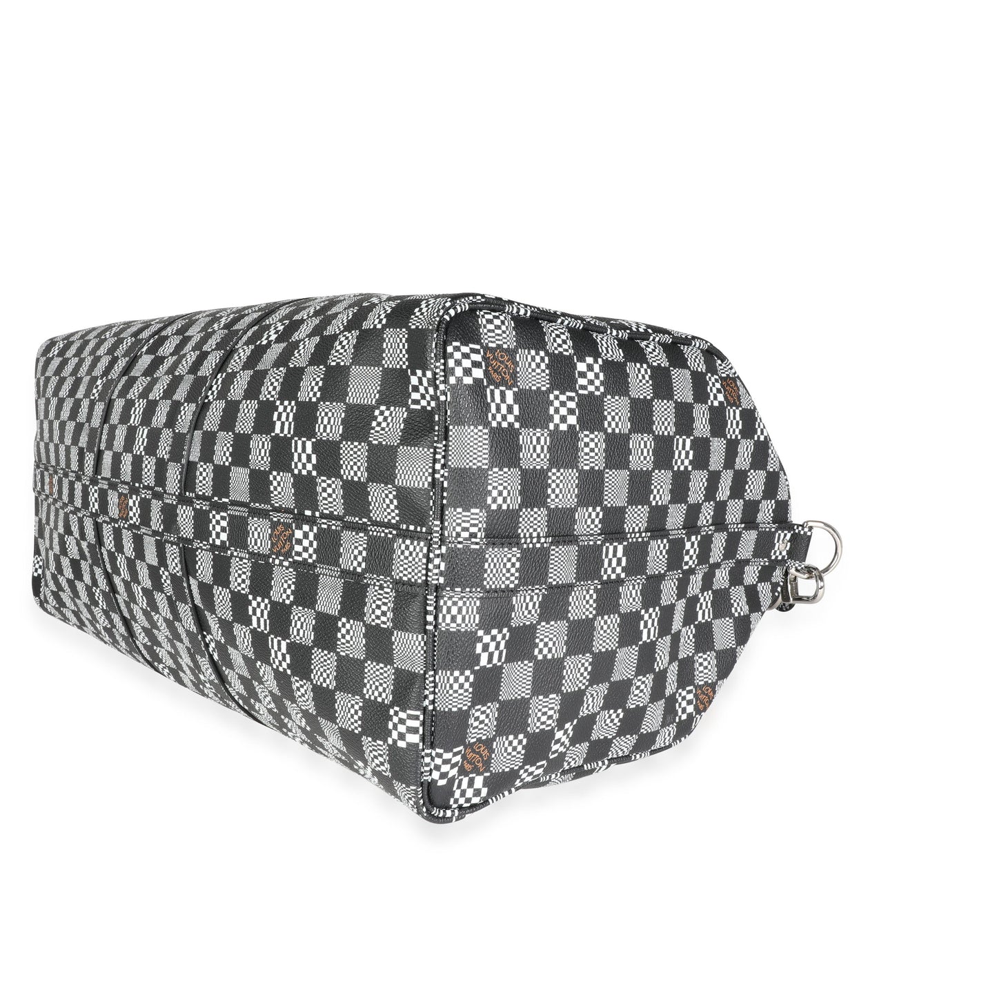 Louis Vuitton  Black & White Distorted Damier Keepall Bandouliere 50