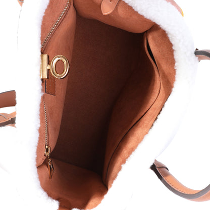 Louis Vuitton  Caramel Calfskin and Shearling On My Side PM