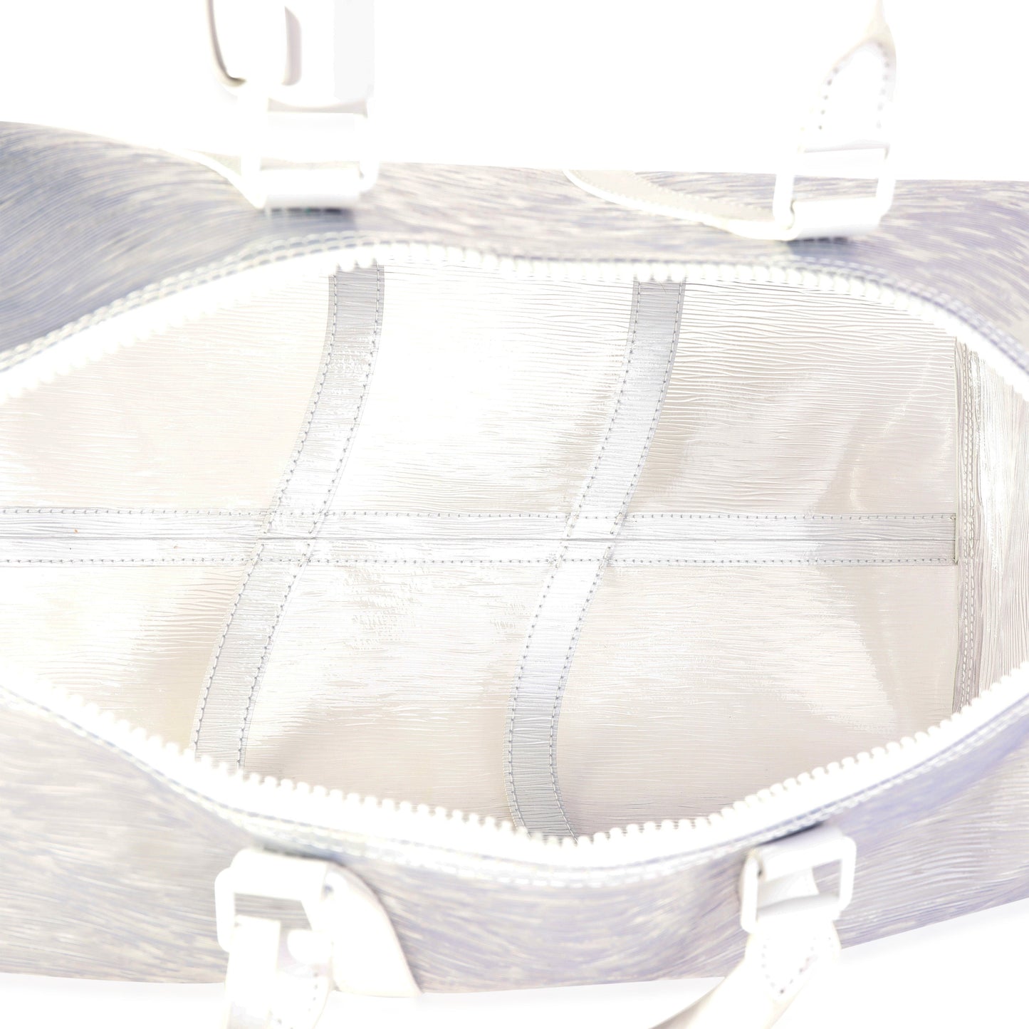 Louis Vuitton  Clear Epi PVC Wavy Keepall Bandouliere 50