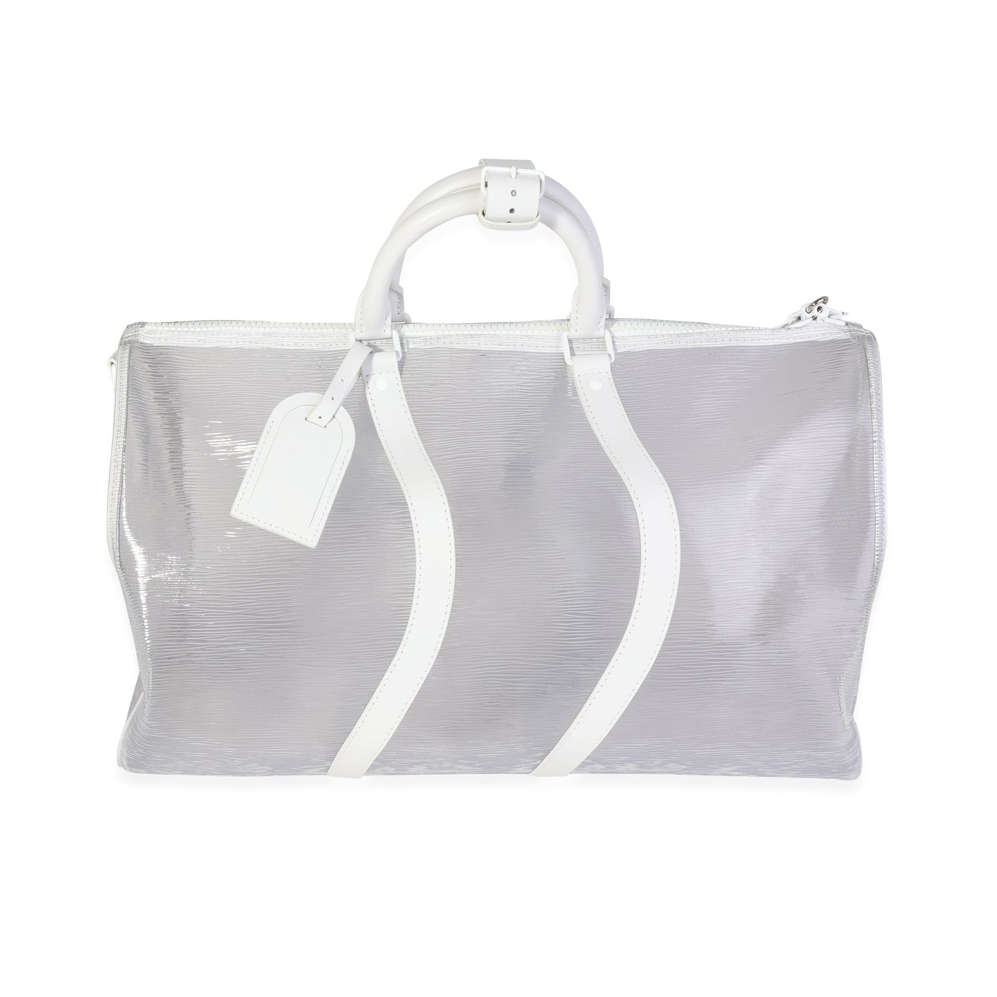 Louis Vuitton  Clear Epi PVC Wavy Keepall Bandouliere 50