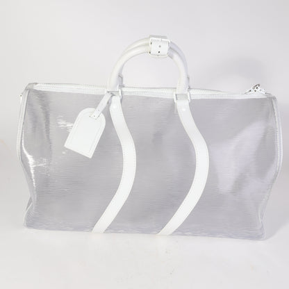 Louis Vuitton  Clear Epi PVC Wavy Keepall Bandouliere 50