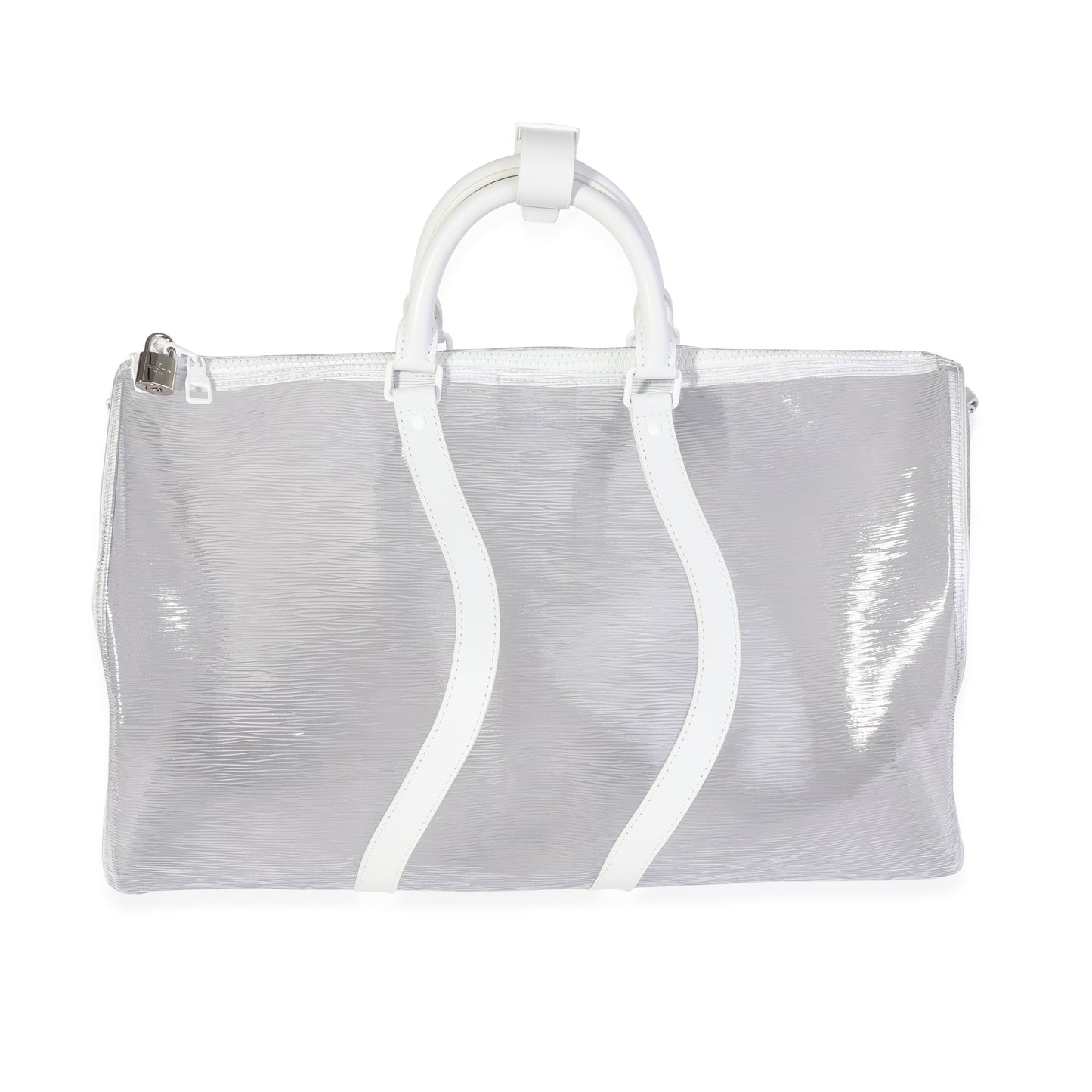 Louis Vuitton  Clear Epi PVC Wavy Keepall Bandouliere 50