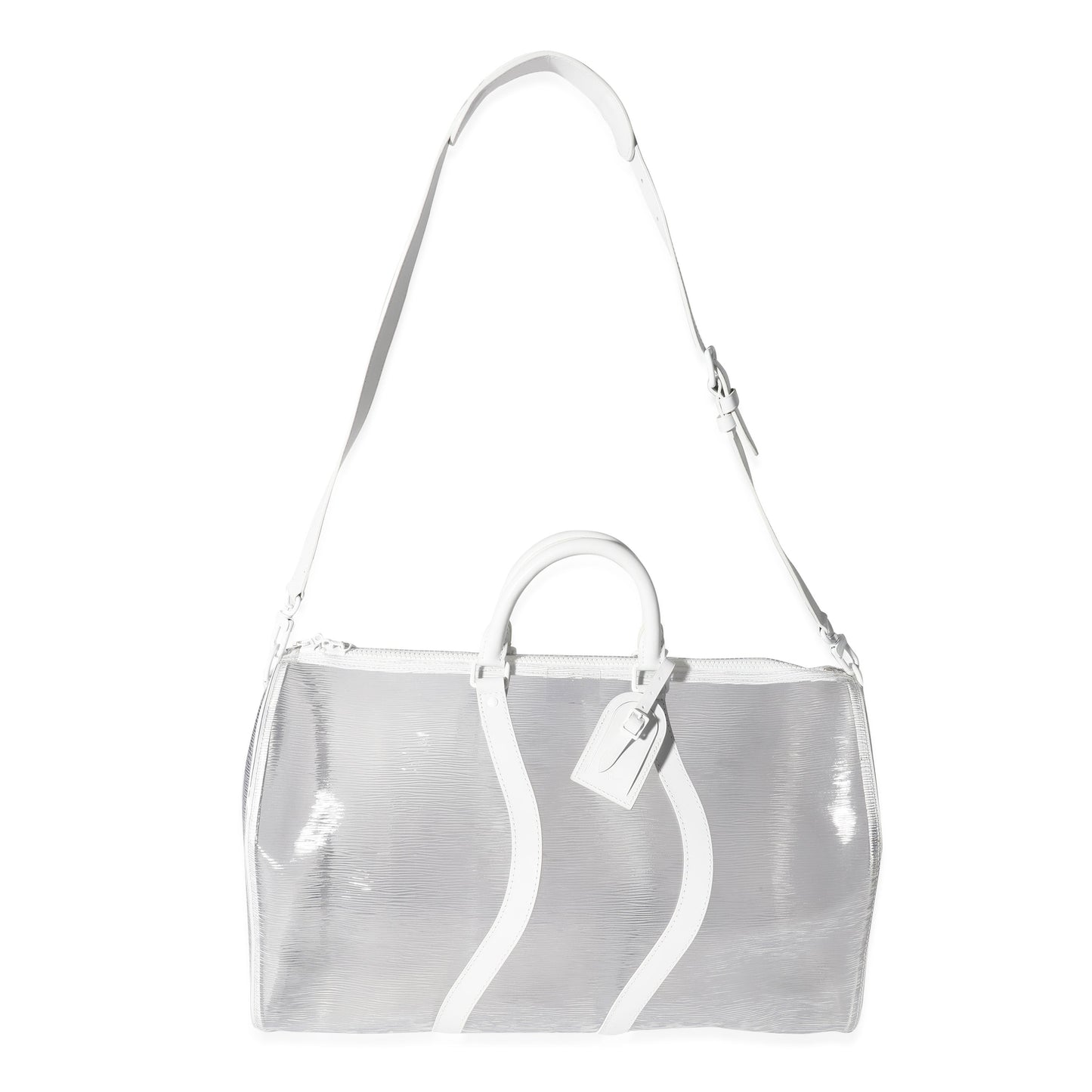 Louis Vuitton  Clear Epi PVC Wavy Keepall Bandouliere 50