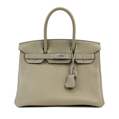 Hermes 30cm Sage Togo Leather w/ Palladium Hardware