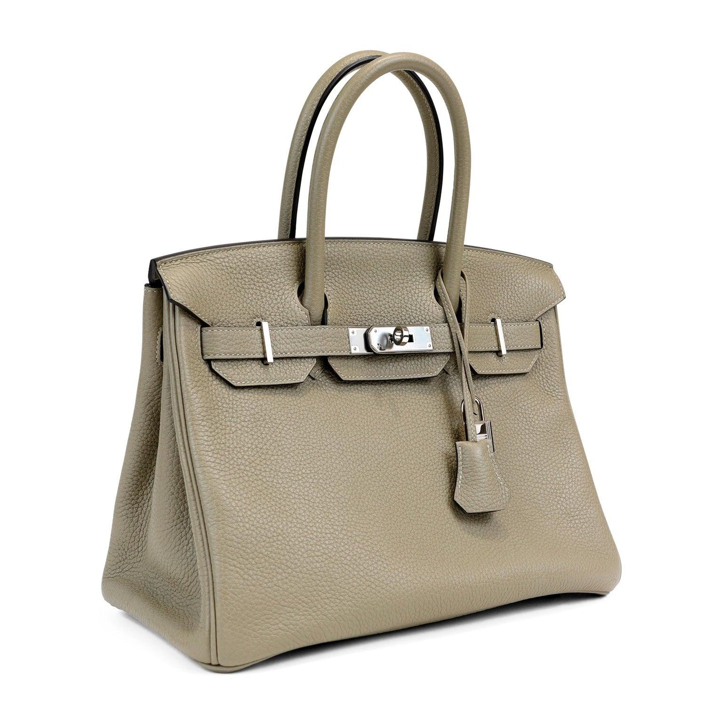 Hermes 30cm Sage Togo Leather w/ Palladium Hardware