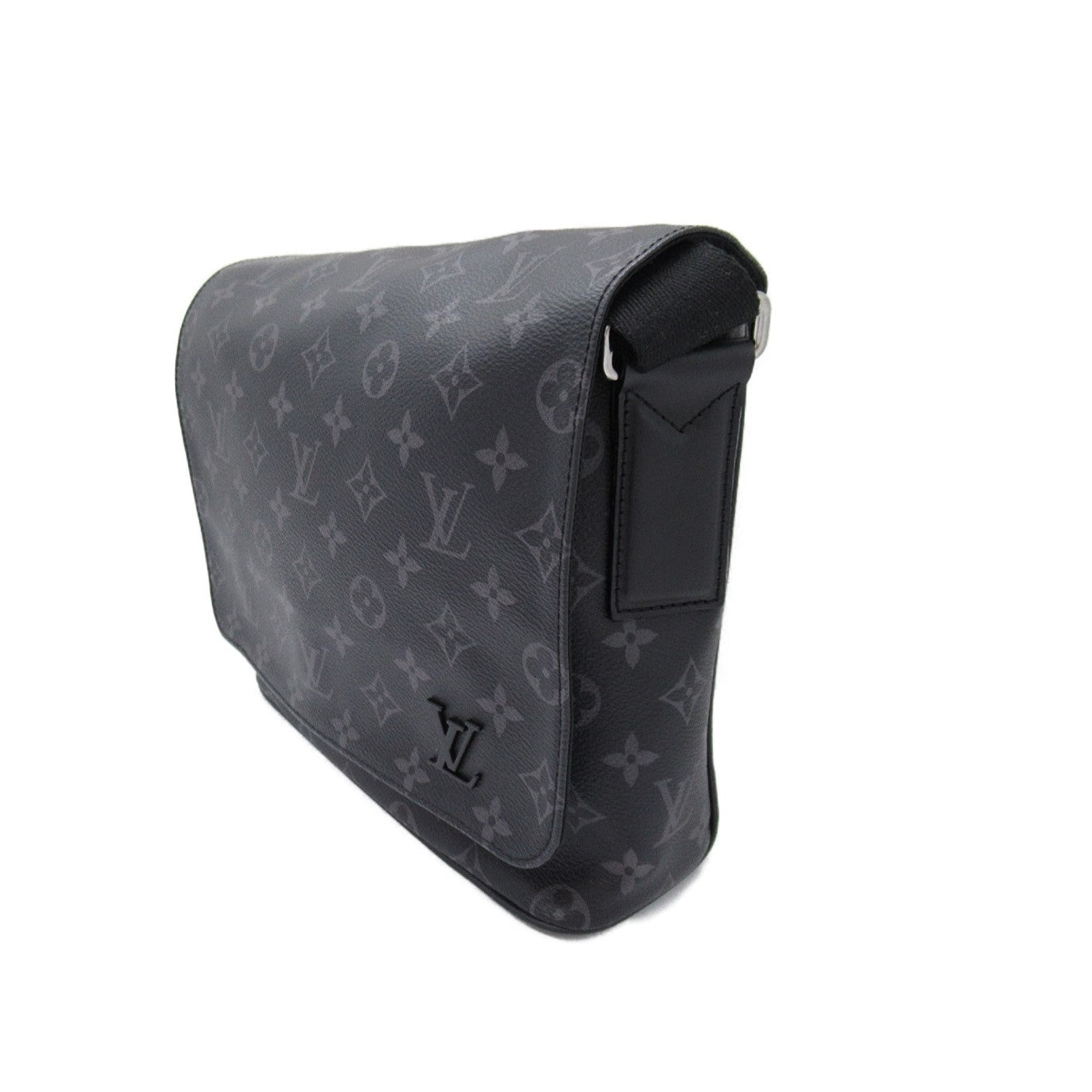 Louis Vuitton District PM Shoulder Bag Shoulder Bag PVC Coated Canvas Monogram Mens Black M44000