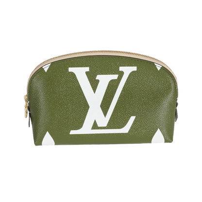 Louis Vuitton  Kaki Monogram Giant Canvas Cosmetic Pouch