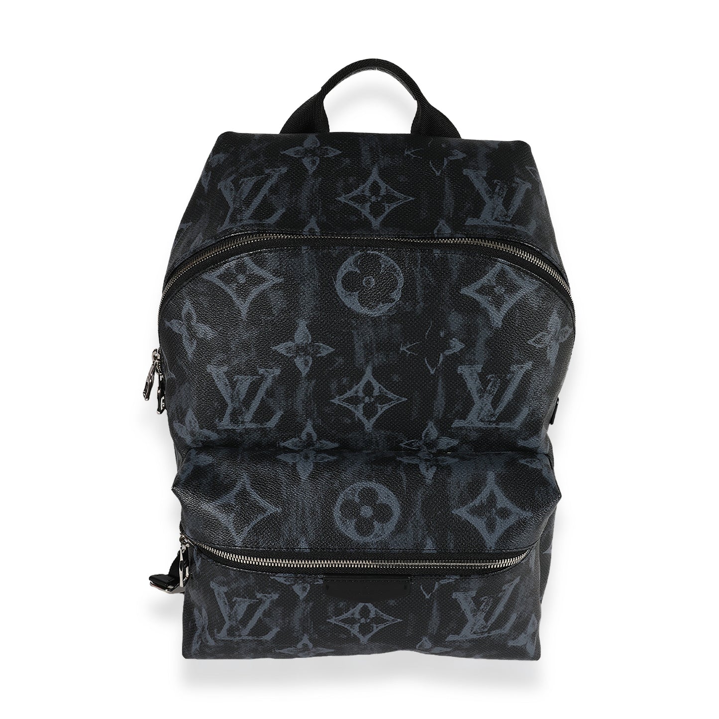 Louis Vuitton  Black & Blue Monogram Pastel Discovery Backpack