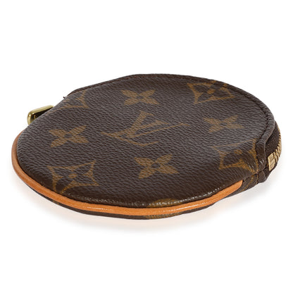 Louis Vuitton  Monogram Canvas Round Coin Purse