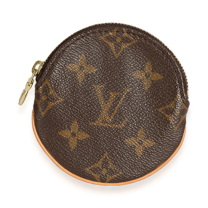 Louis Vuitton  Monogram Canvas Round Coin Purse