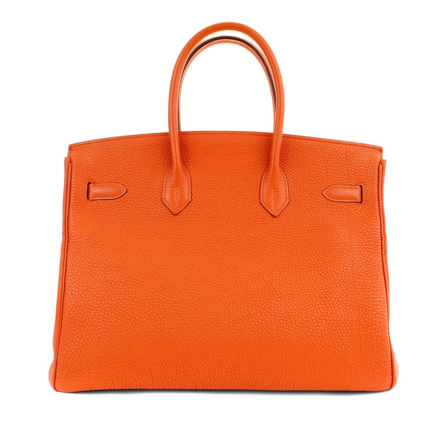 Hermes 35cm Orange Togo Birkin w/ Gold Hardware