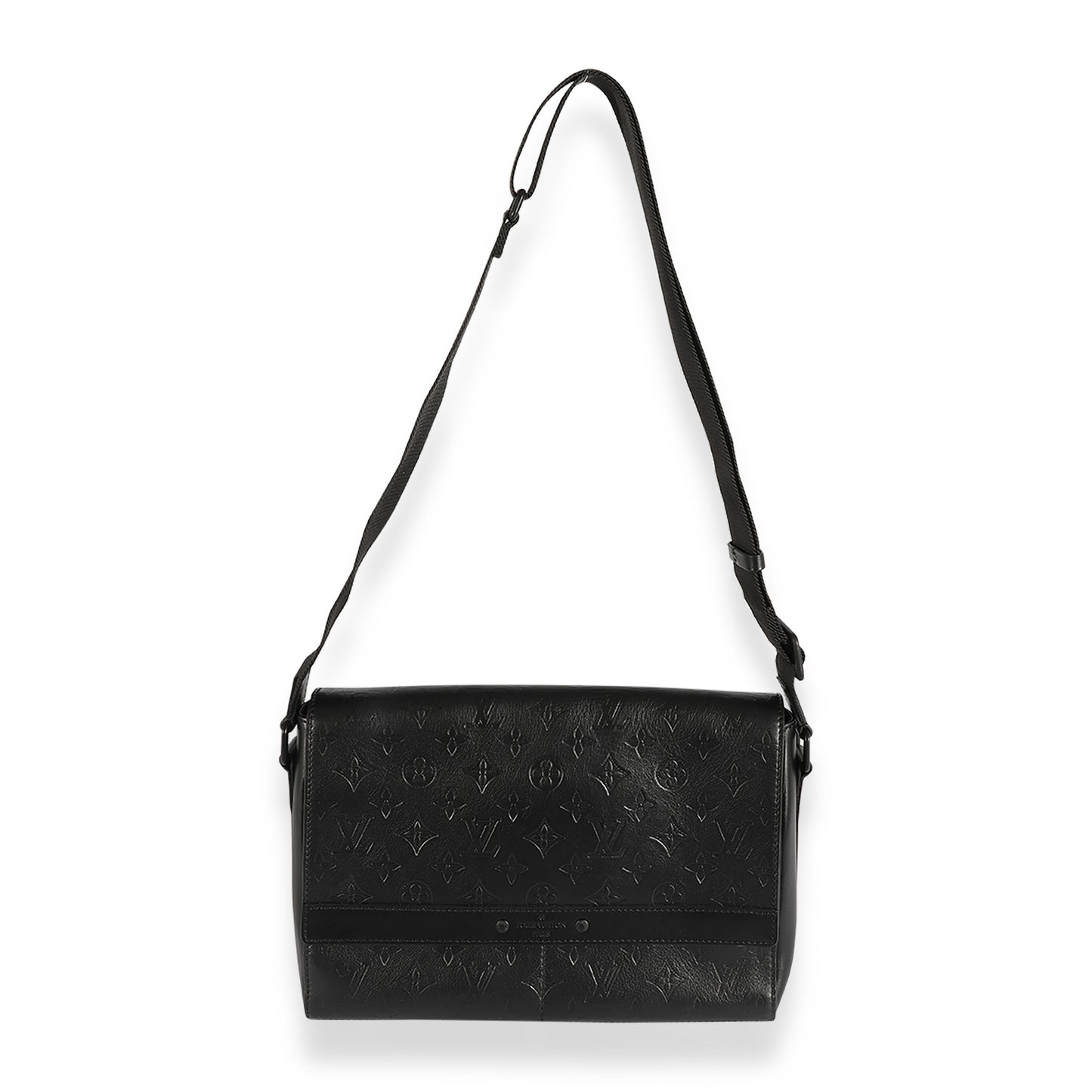 Louis Vuitton  Black Monogram Shadow Sprinter Messenger