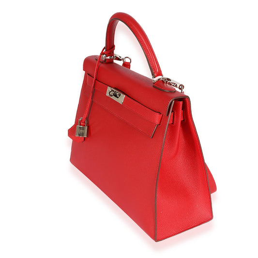 Hermes Rouge Casaque Epsom Kelly Sellier 32