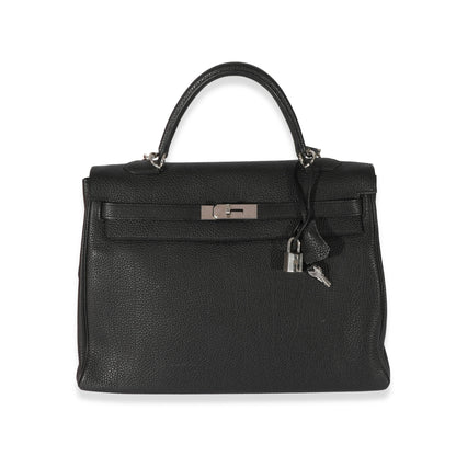 Hermes Black Togo Retourne Kelly 35