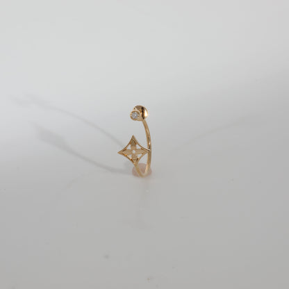 Louis Vuitton  Idylle Blossom Diamond Earring in 18k Yellow Gold 0.04 CTW