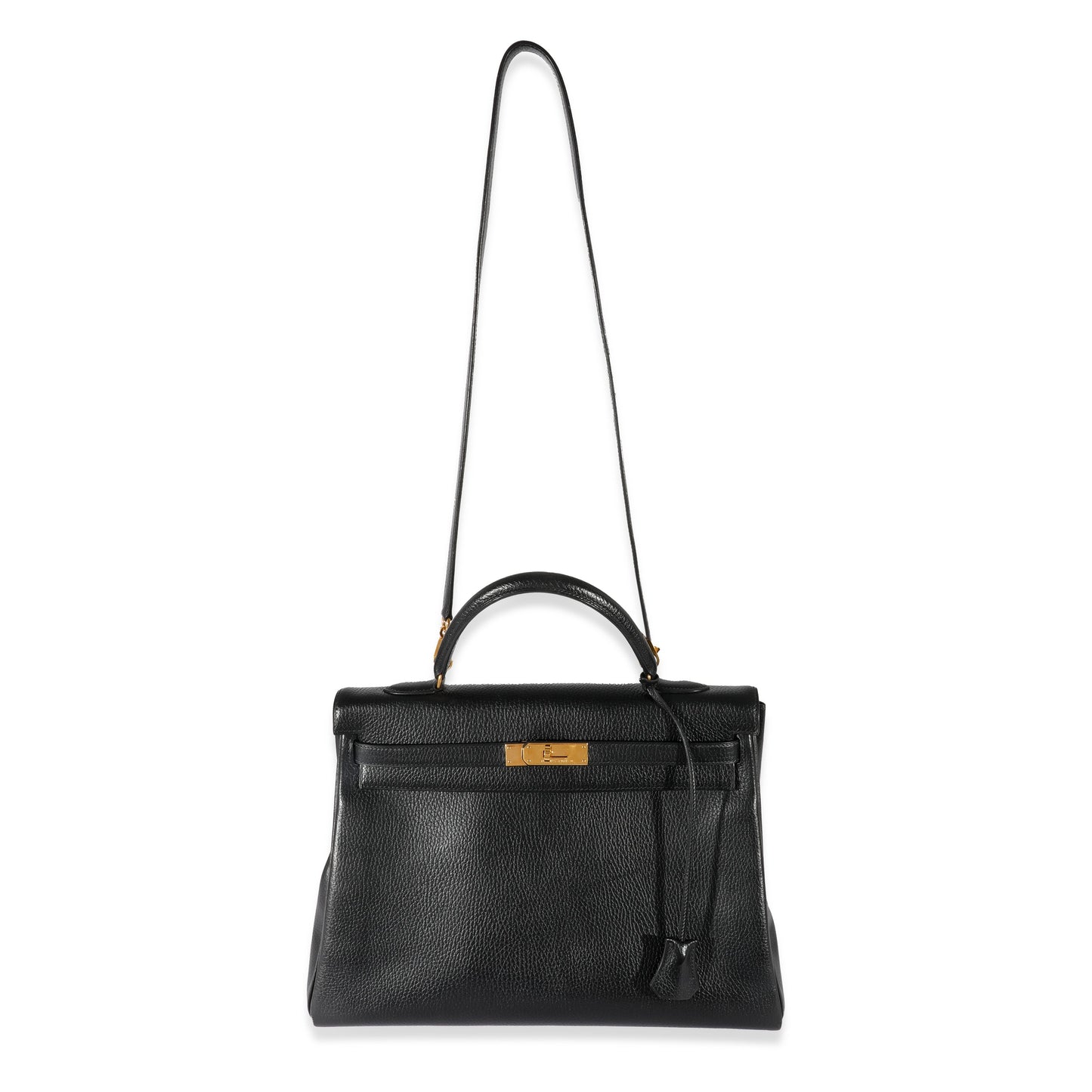 Hermes Black Ardennes Kelly Retourne 35