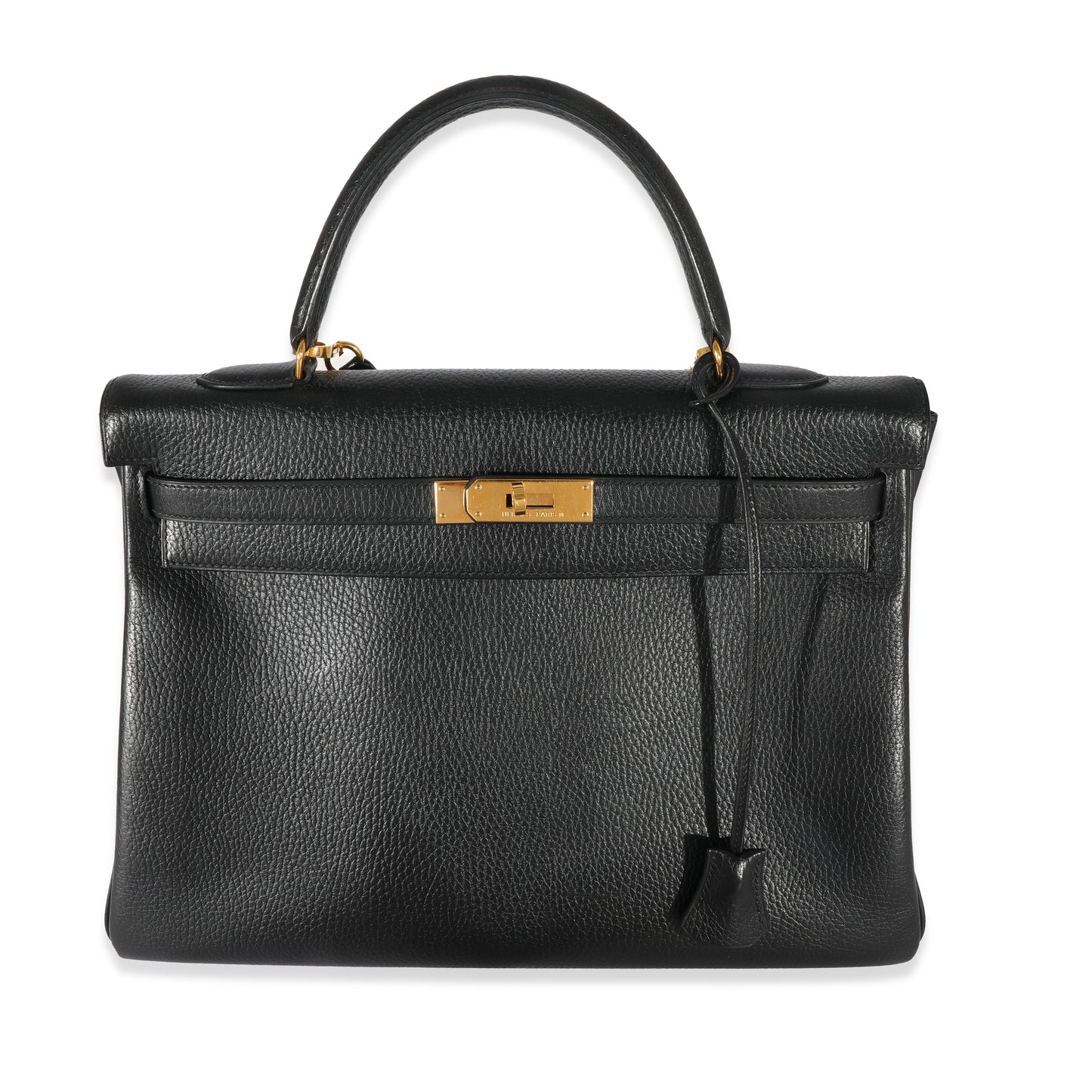 Hermes Black Ardennes Kelly Retourne 35