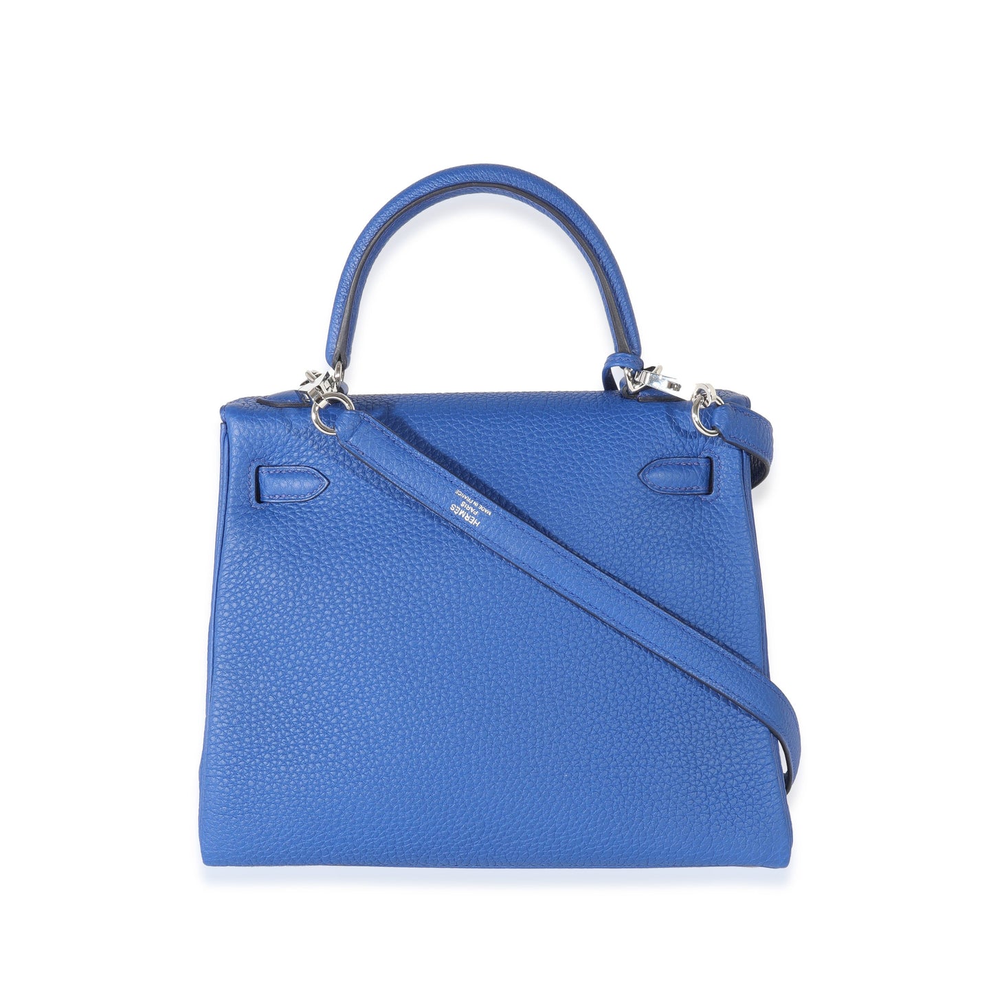 Hermes Bleu Royal Togo Kelly Retourne 25 PHW