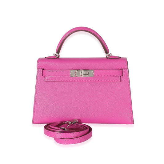 Hermes Magnolia Mysore Mini Kelly II 20 PHW