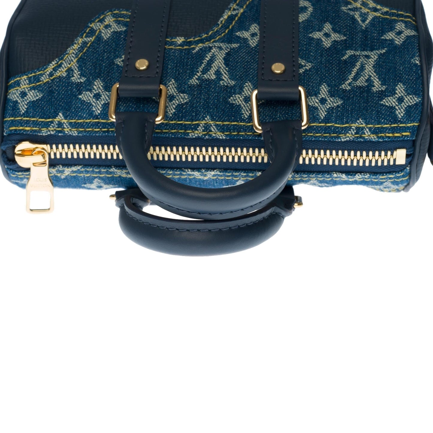 Louis Vuitton  BRAND NEW-Limited edition keepall XS strap in blue denim by Nigo