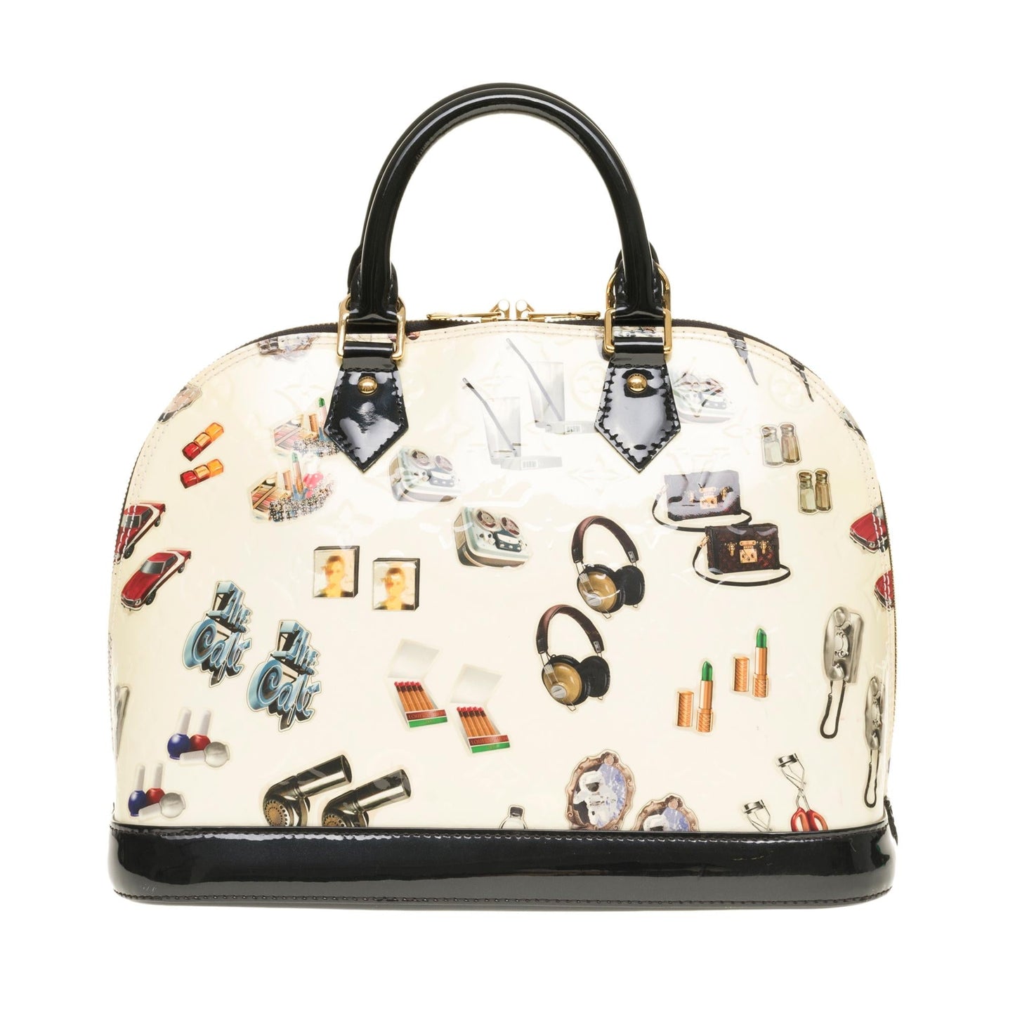 Louis Vuitton  COLLECTOR Alma "Sticker Animation" Handbag by Nicolas Ghesquiere