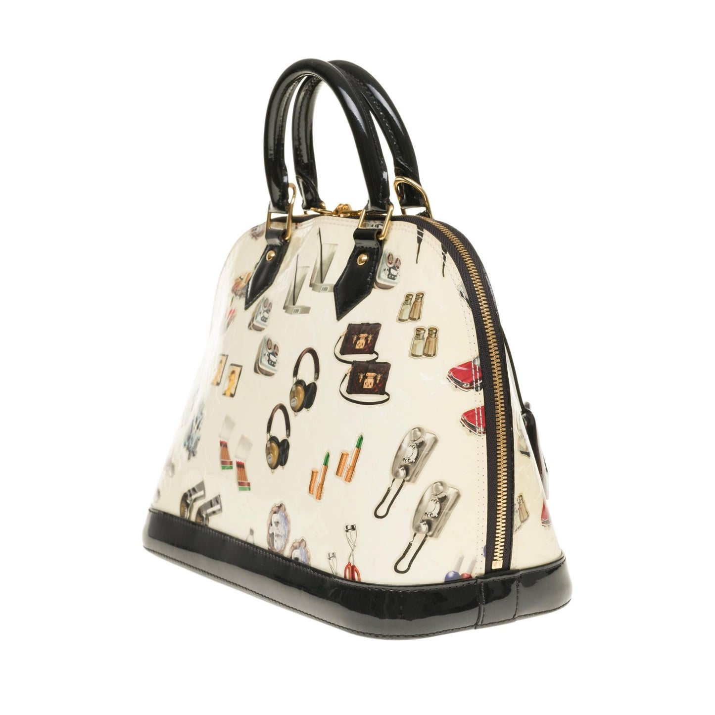 Louis Vuitton  COLLECTOR Alma "Sticker Animation" Handbag by Nicolas Ghesquiere