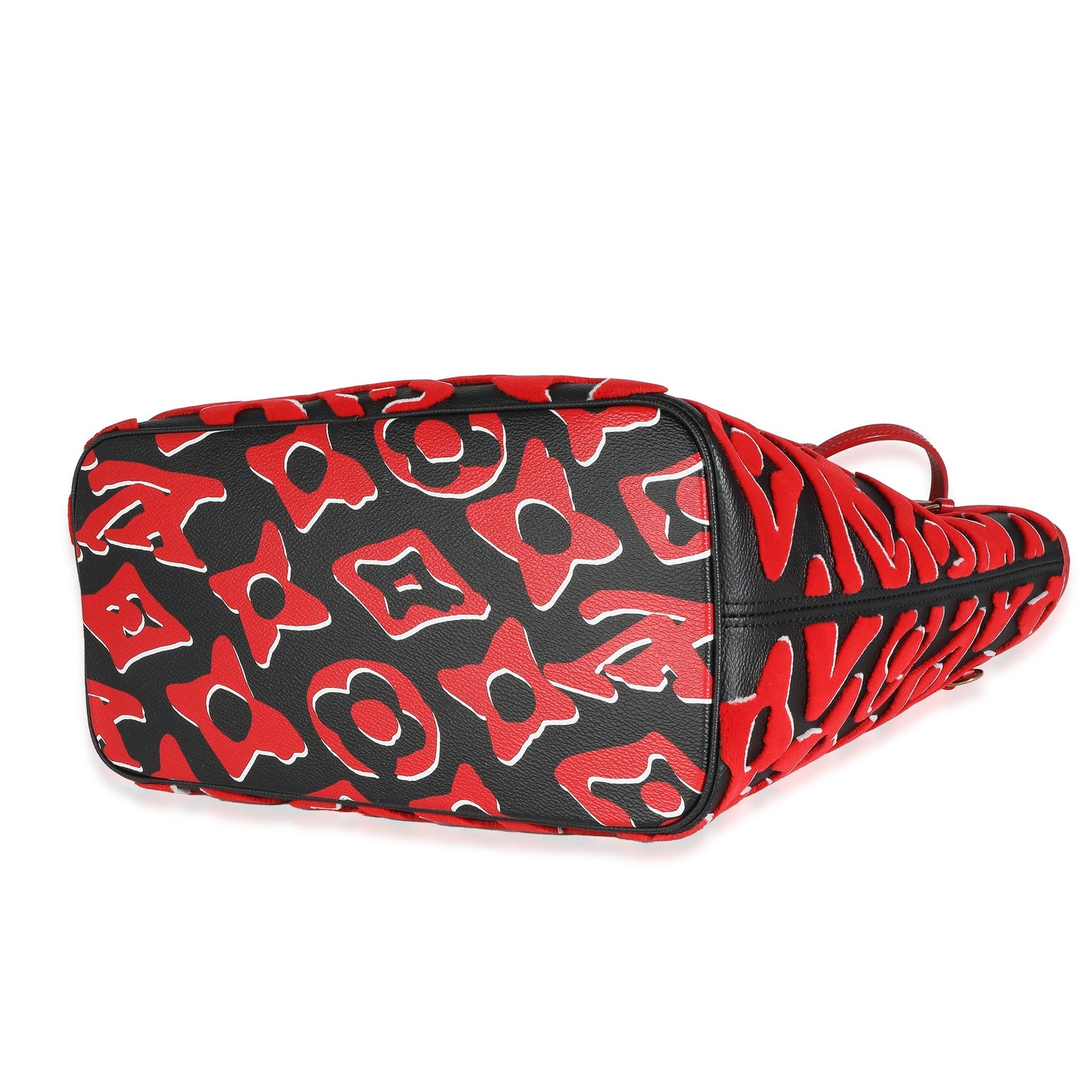 x UF Black Red Tufted Monogram Neverfull MM