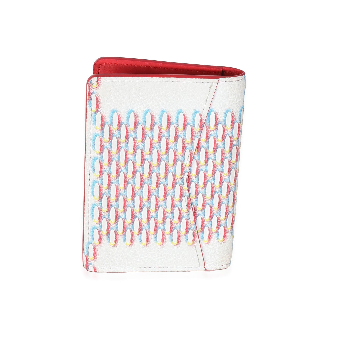 Red White Blue Leather Damier Spray Pocket Organizer