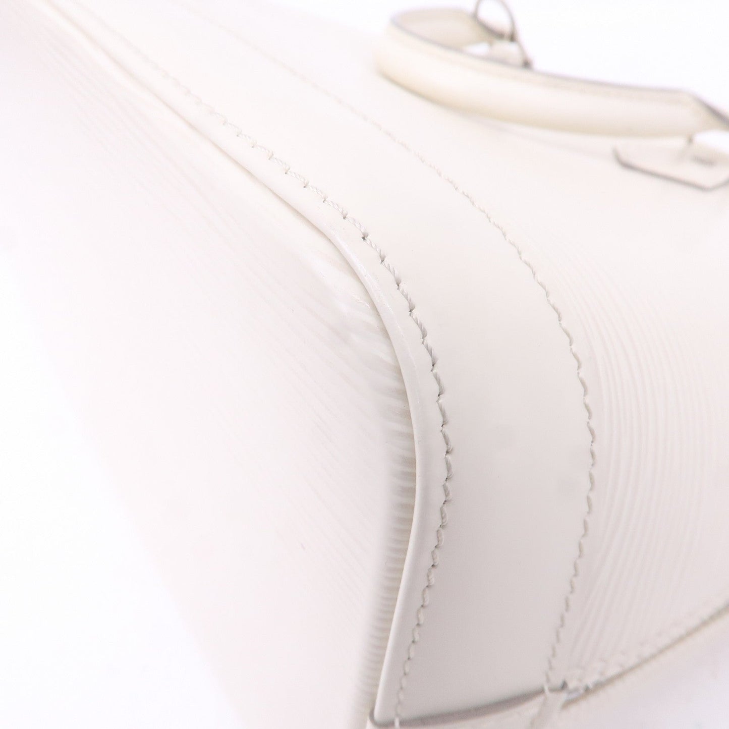 Louis Vuitton Epi Alma Hand Bag White Ivoire M5280J