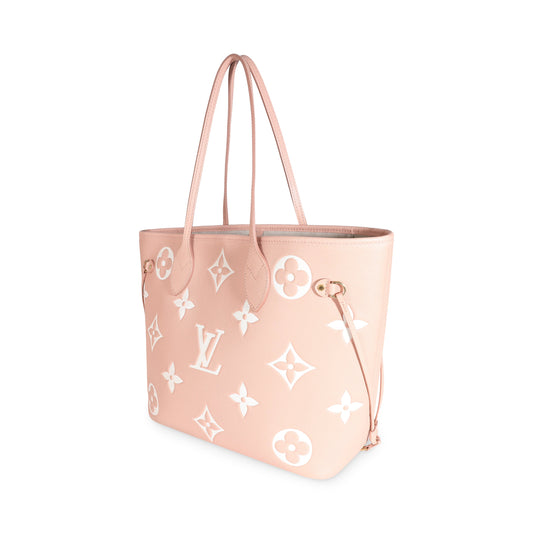 Trianon Pink Cream Empreinte Monogram Giant Neverfull MM