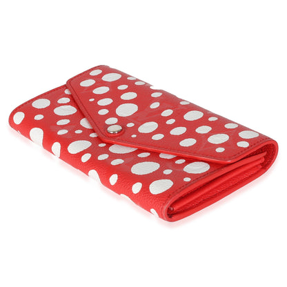 x Yayoi Kusama Red Dots Monogram Empreinte Sarah Wallet NM