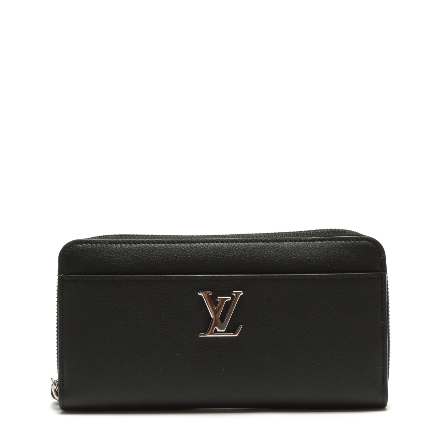 LOUIS VUITTON Lockme Zippy Wallet Black