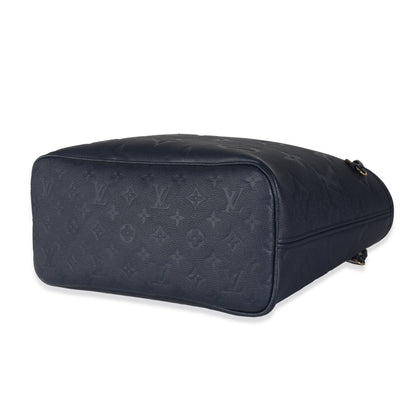 Navy Monogram Giant Empreinte Neverfull MM