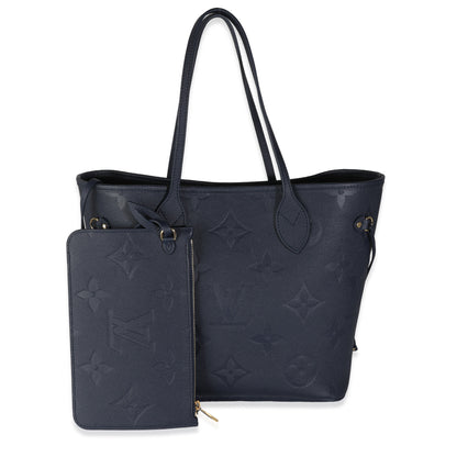 Navy Monogram Giant Empreinte Neverfull MM