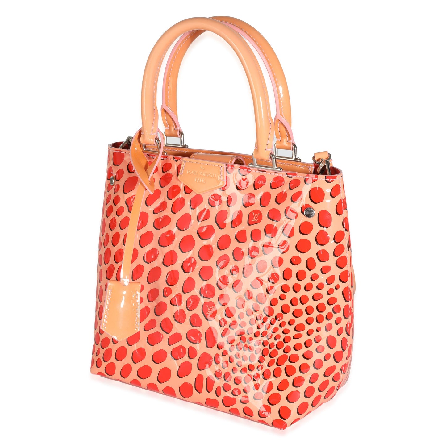 Sugar Pink Poppy Vernis Jungle Dots Open Tote