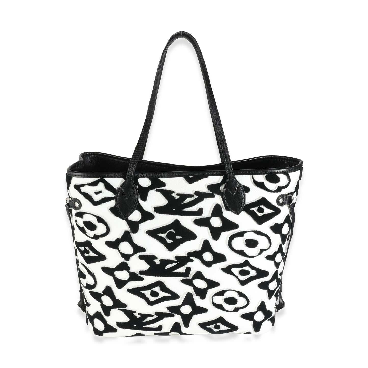 x UF Black White Tufted Monogram Neverfull MM