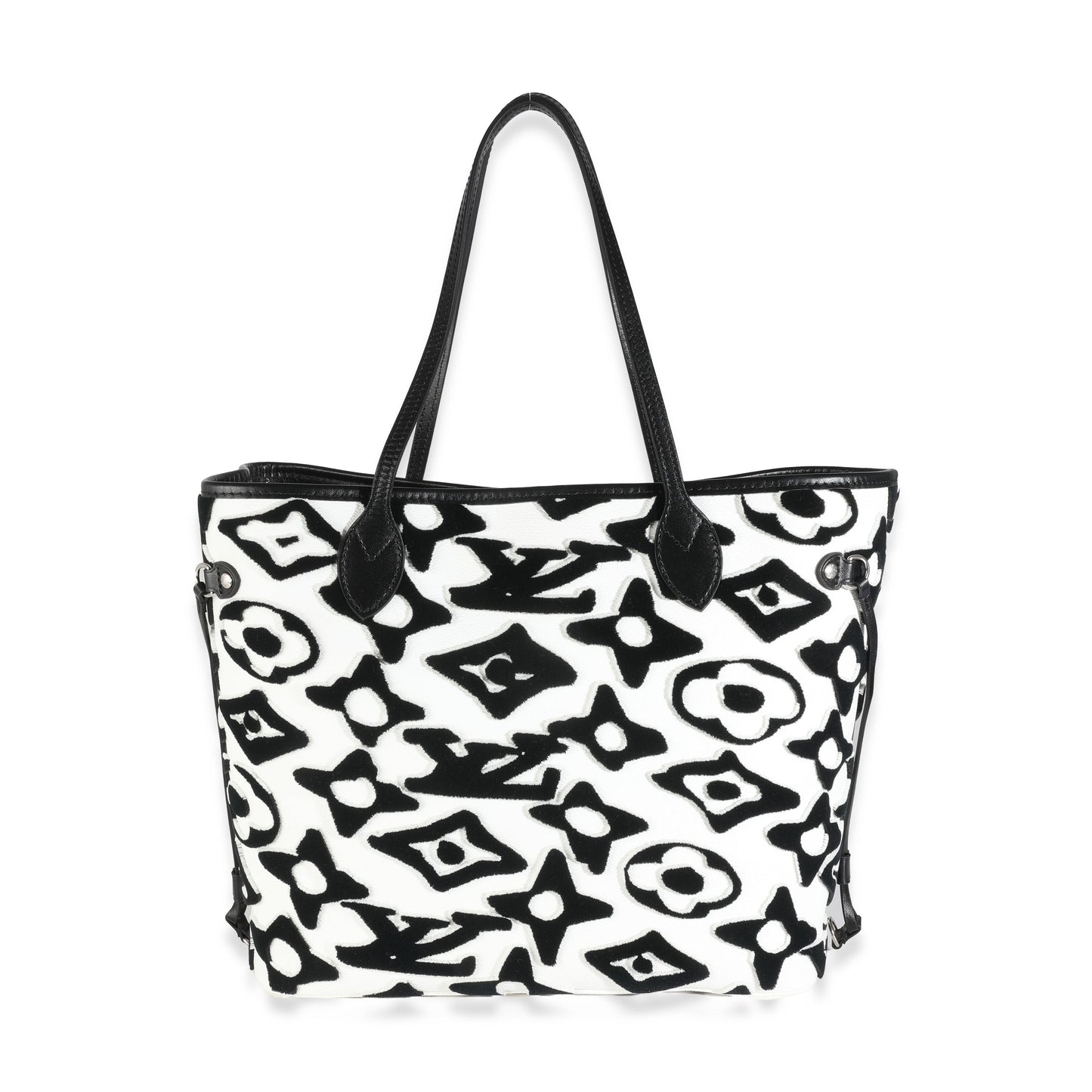 x UF Black White Tufted Monogram Neverfull MM