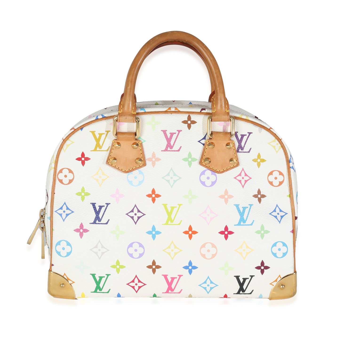 White Monogram Multicolore Canvas Trouville