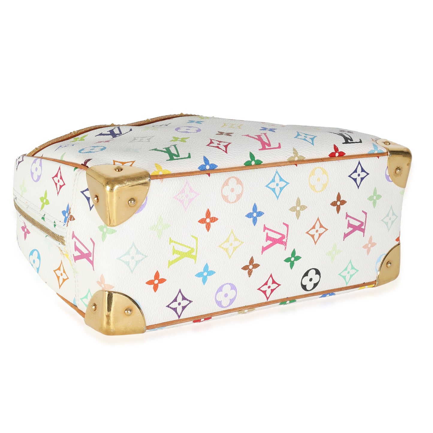 White Monogram Multicolore Canvas Trouville