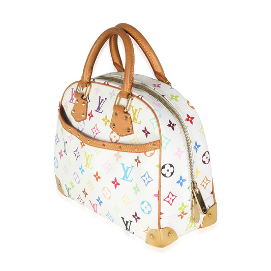 White Monogram Multicolore Canvas Trouville