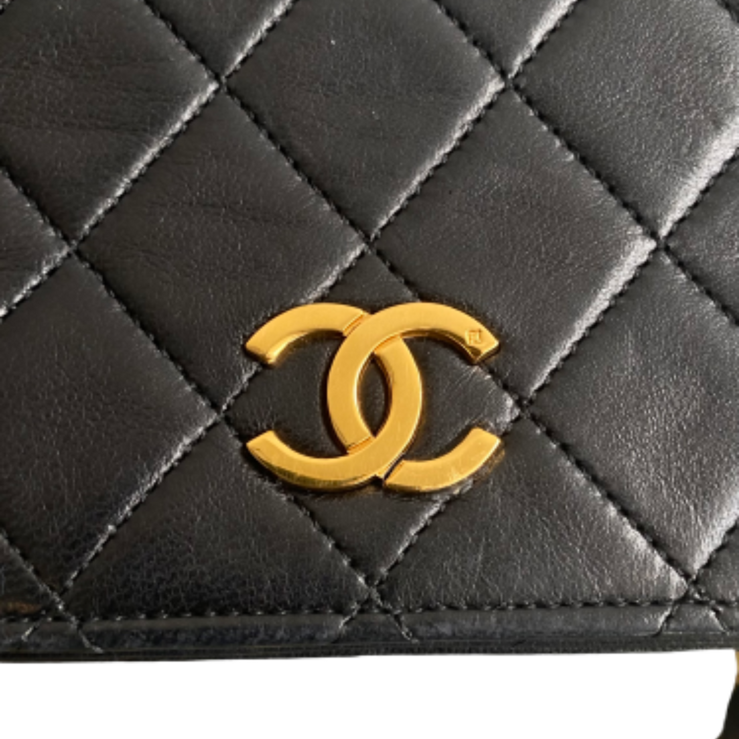 Chanel Black Leather Flap Bag shoulder Bag