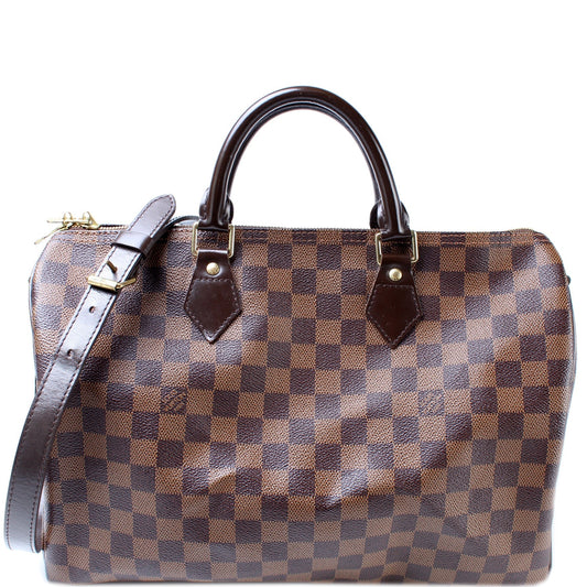 Speedy 35 Bandouliere Damier Ebene