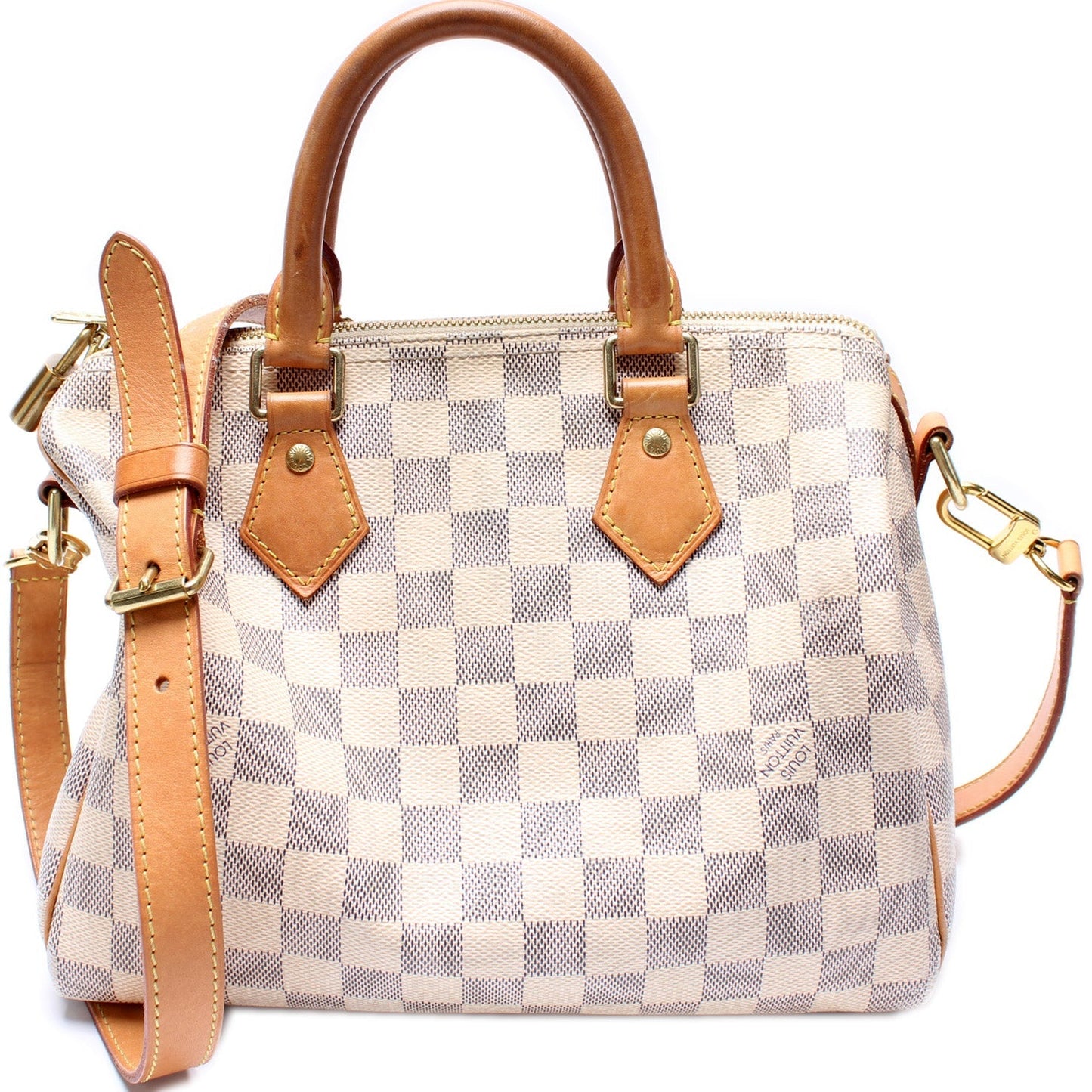 Speedy 25 Bandouliere Damier Azur