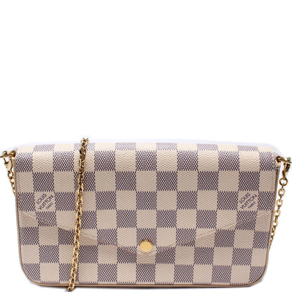 Pochette Felicie Damier Azur