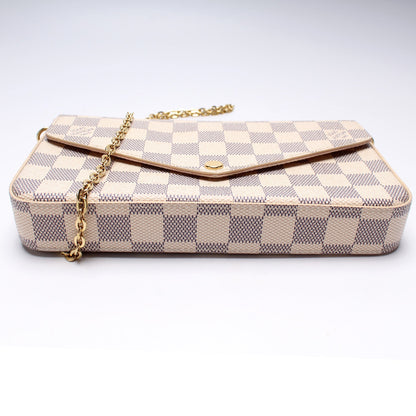 Pochette Felicie Damier Azur